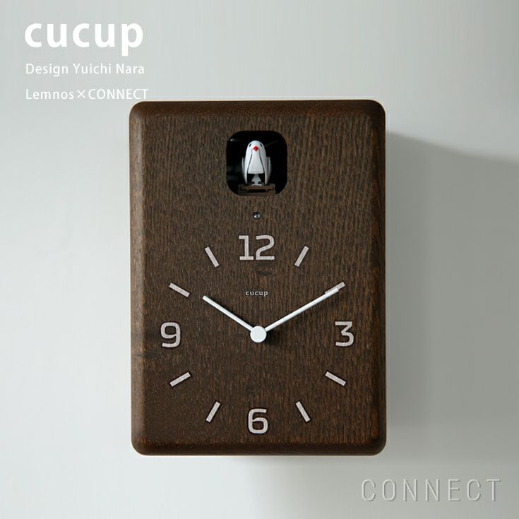LEMNOS(レムノス)/cucup(ククップ）　鳩時計　ナチュラルタイプ【CONNECT別注品】