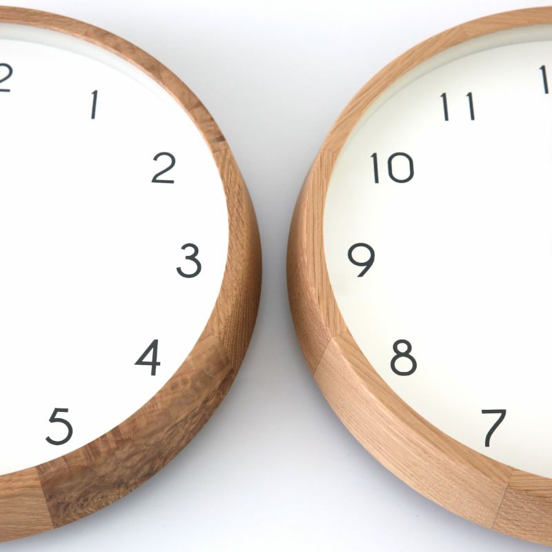 LEMNOS ( レムノス )/Campagne ( カンパーニュ ）オーク・オイル仕上げ 掛け時計 電波時計【CONNECT別注】