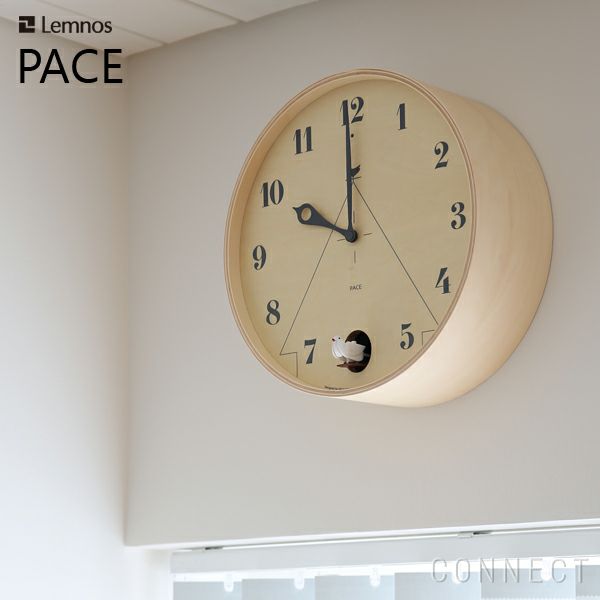 LEMNOS(レムノス)/PACE(パーチェ）　鳩時計 壁掛け時計