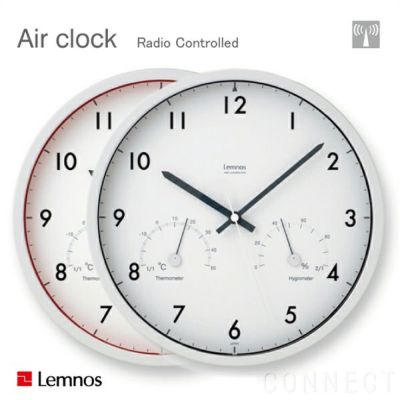 ポイント20倍】Lemnos（レムノス）/Yokan(ヨウカン) 置時計 温湿度計 