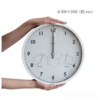 LEMNOS ( レムノス ) / Air clock ( エアークロック ) 電波時計 温度湿度計