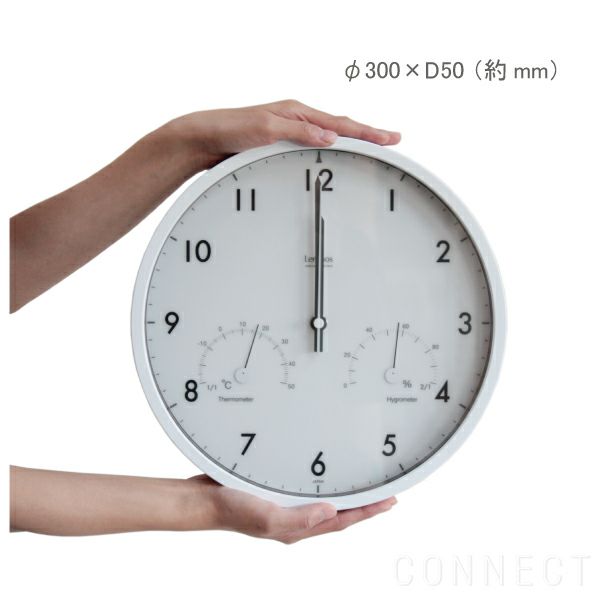LEMNOS ( レムノス ) / Air clock ( エアークロック ) 電波時計 温度湿度計