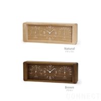 LEMNOS(レムノス)/Yokan(ヨウカン) 　置時計　温湿度計