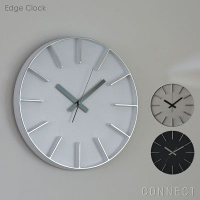 《決算キャンペーン pt15倍》【ミニタオル付き】Lemnos（レムノス）/Edge clock（エッジクロック）
