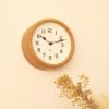 LEMNOS ( レムノス )  / MIKI ( ミキ) ケヤキの時計 置き 掛け時計