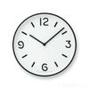 LEMNOS(レムノス)/MONO Clock(モノクロック)  掛け時計　文字指標  ホワイト