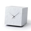 LEMNOS(レムノス) cube(キューブ) ホワイト 置時計