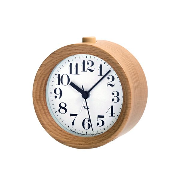 ポイント10倍】Lemnos（レムノス）/ Riki Alarm Clock(リキアラームクロック) 太字 ナチュラル CONNECT