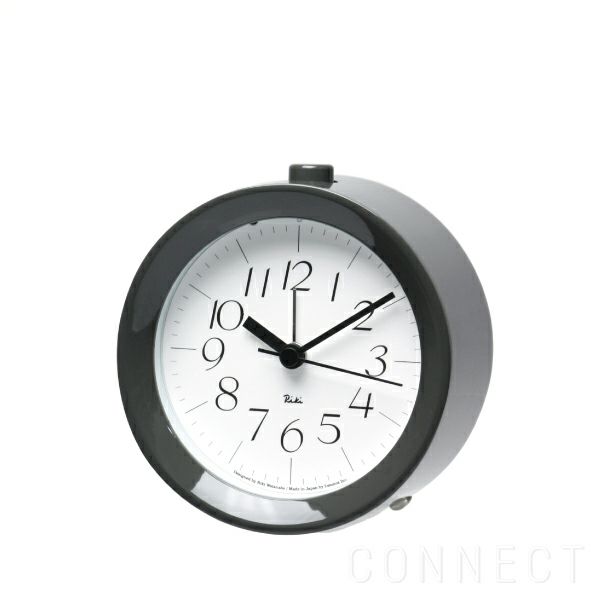 LEMNOS(レムノス)/　Riki Alarm Clock(リキアラームクロック) 　細字 グレー