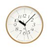 LEMNOS(レムノス)/　Riki clock(リキクロック) 　電波時計　細字　L(φ305mm）