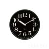 LEMNOS(レムノス)/　Riki Steel Clock(リキスティールクロック) 　電波時計 太字 ブラック