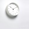 LEMNOS(レムノス)/　Riki Steel Clock(リキスティールクロック) 　電波時計 棒指標 ホワイト