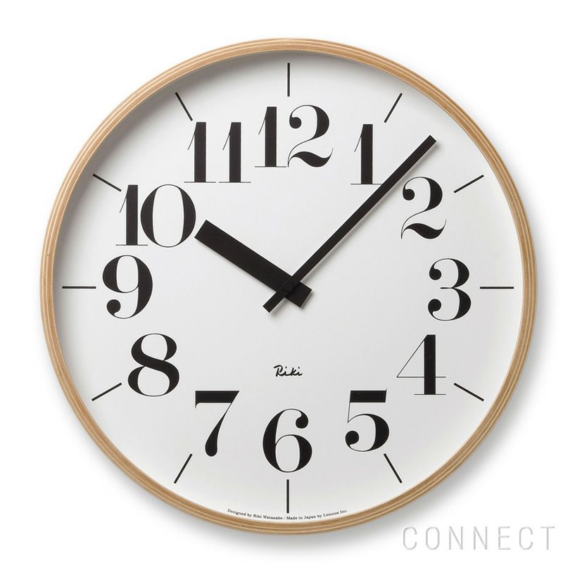 LEMNOS(レムノス)/Riki clock(リキクロック)  太字　L（φ354mm）