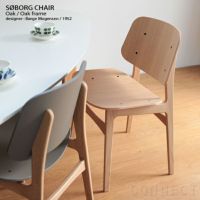 FREDERICIA（フレデリシア）　SOBORG CHAIR ソボーチェア ダイニングチェア オーク材・ラッカーフィニッシュ・オークフレーム
