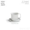 1616 / arita japan（イチロクイチロク / アリタジャパン） TY "Standard" コーヒーカップw.ハンドル プレーングレー