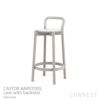 Karimoku New Standard（カリモク ニュースタンダード） / CASTOR BARSTOOL Low with backrest（キャストールバースツール ロー ウィズ バックレスト）