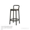 Karimoku New Standard（カリモク ニュースタンダード） / CASTOR BARSTOOL Low with backrest（キャストールバースツール ロー ウィズ バックレスト）