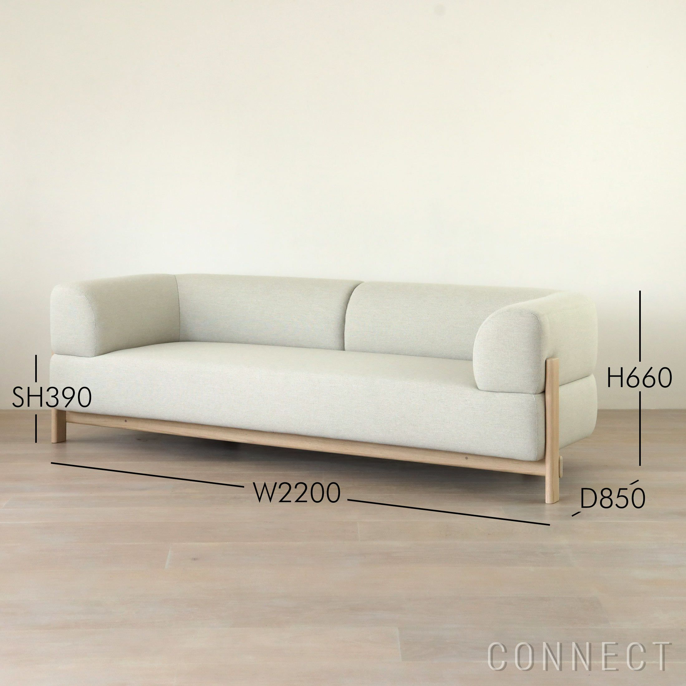 Karimoku New Standard（カリモク ニュースタンダード） / ELEPHANT SOFA 3-Seater （エレファントソファ 3人掛） フレーム ペールナチュラル