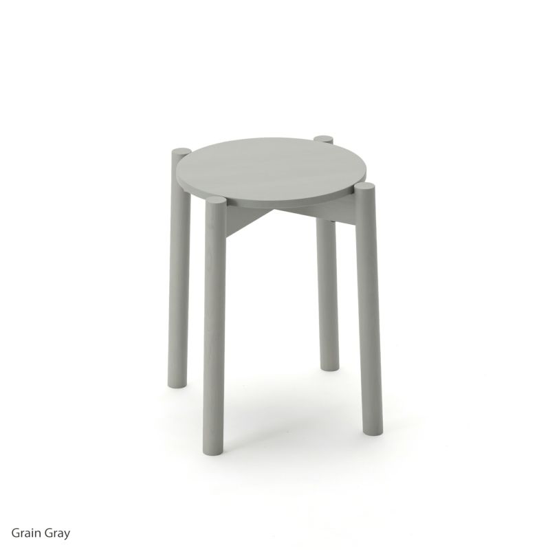 Karimoku New Standard（カリモク ニュースタンダード） / CASTOR STOOL PLUS / GRAIN GREY（キャストールスツールプラス / グレイン グレー）