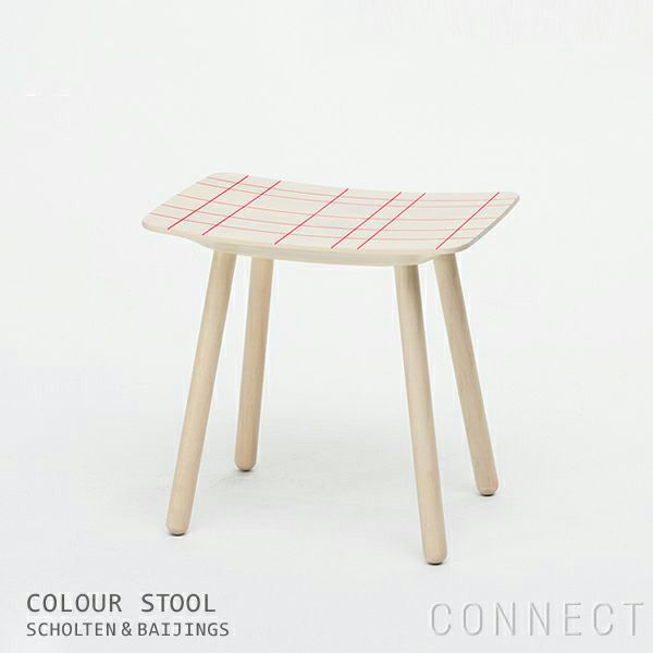 KARIMOKU NEW STANDARD（カリモク ニュースタンダード） / COLOUR STOOL / PINK ( カラースツール / ピンク )