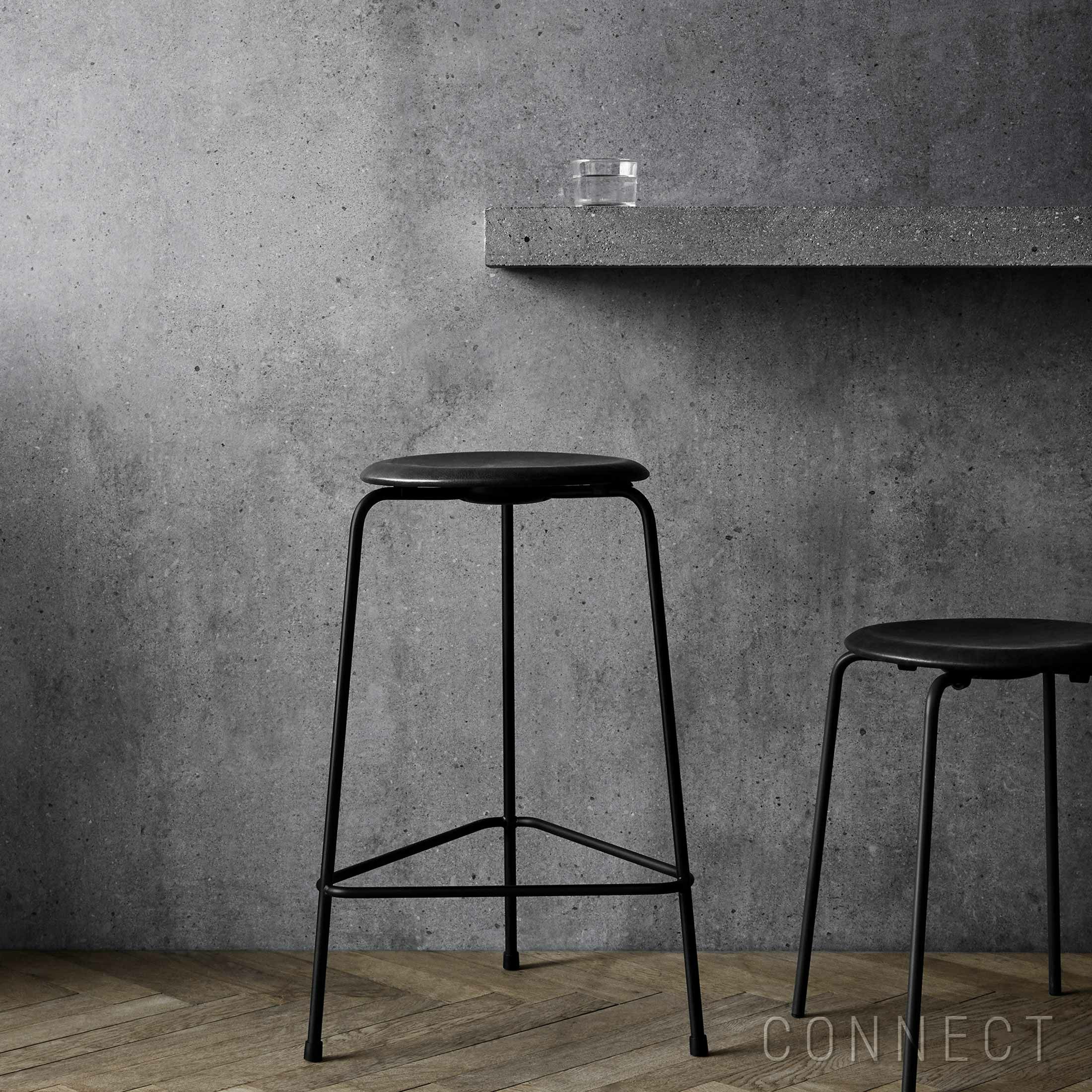 FRITZ HANSEN（フリッツ・ハンセン） / HIGH DOT（ハイドットスツール） / インテンスレザー / ブラック