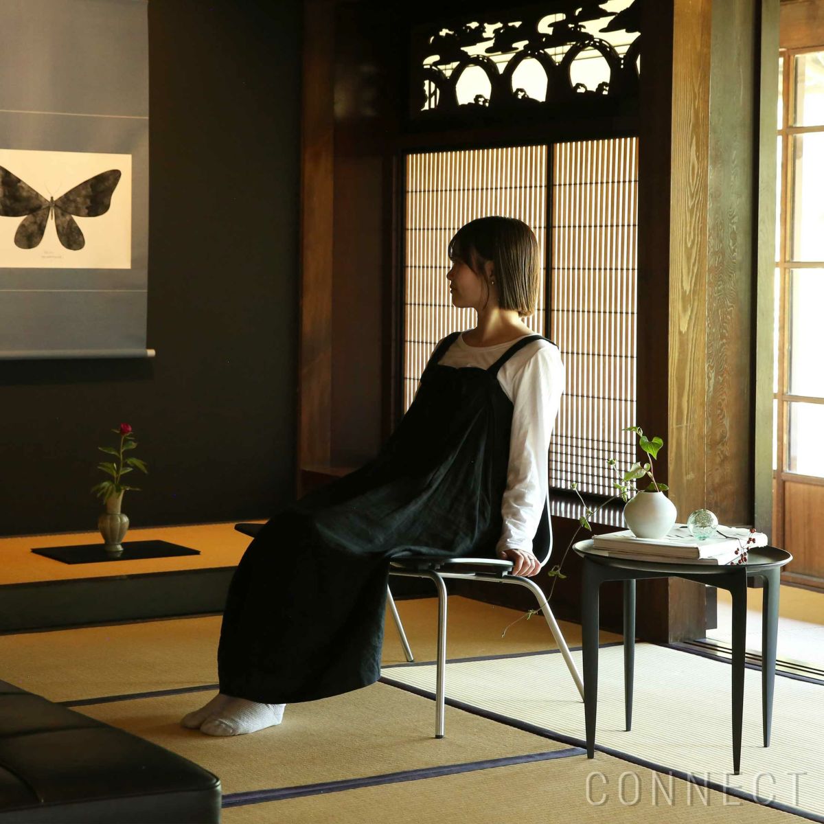 FRITZ HANSEN（フリッツ・ハンセン） / TRAY TABLE（トレイテーブル） / 折りたたみ式トレイテーブル / φ45cm / ブラック