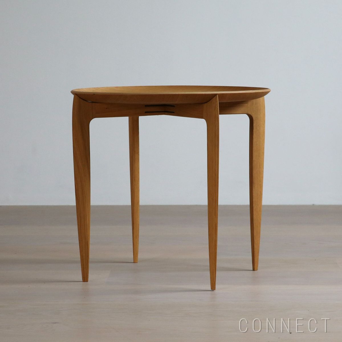 FRITZ HANSEN（フリッツ・ハンセン） / TRAY TABLE（トレイテーブル） / 折りたたみ式トレイテーブル / φ45cm / オーク
