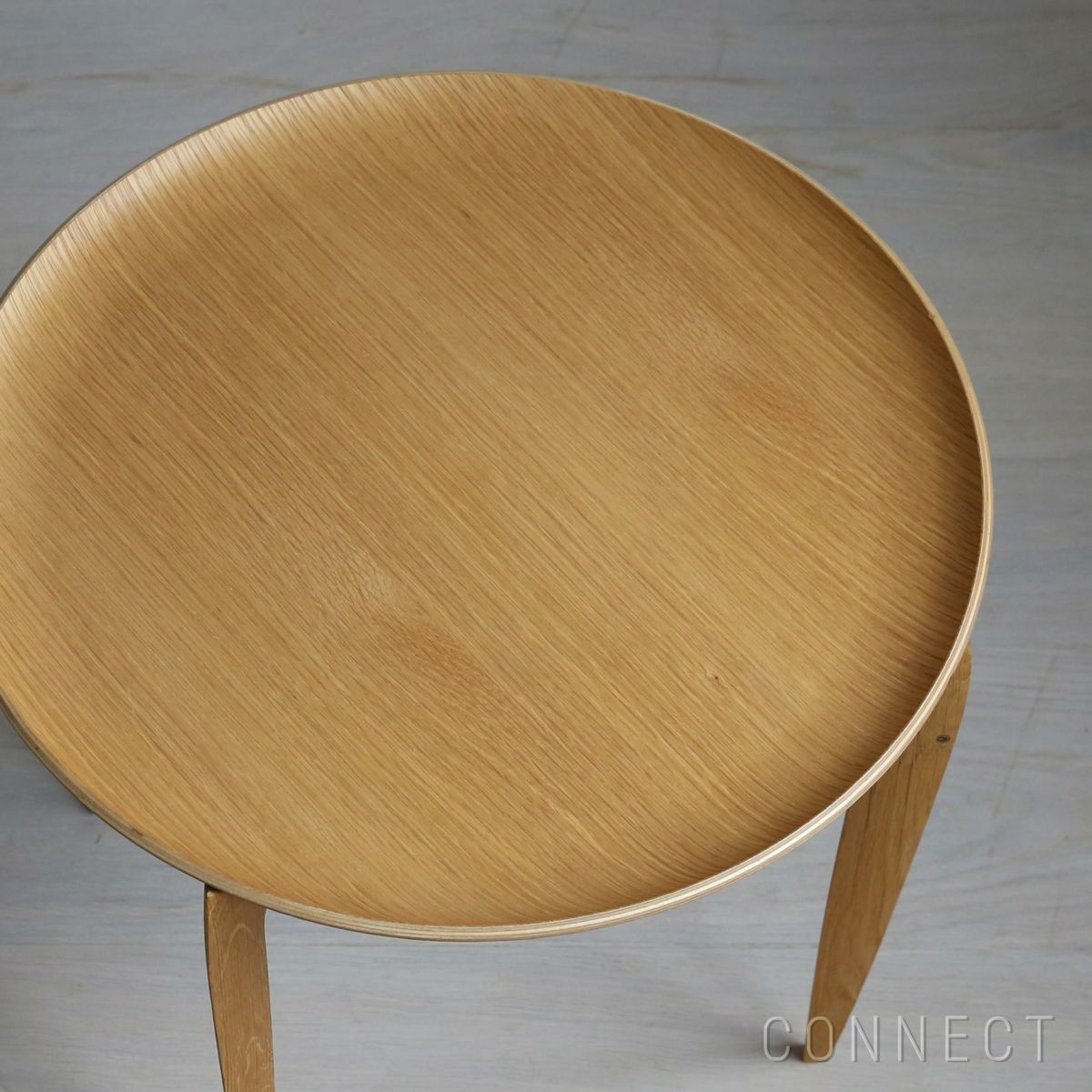 FRITZ HANSEN（フリッツ・ハンセン） / TRAY TABLE（トレイテーブル） / 折りたたみ式トレイテーブル / φ45cm / オーク