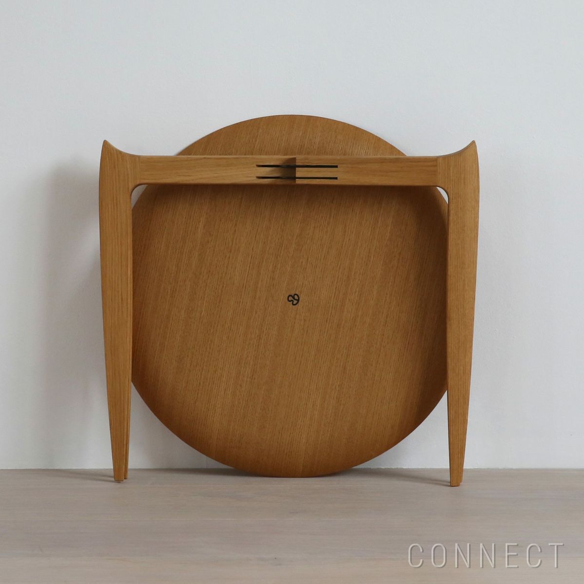 FRITZ HANSEN（フリッツ・ハンセン） / TRAY TABLE（トレイテーブル） / 折りたたみ式トレイテーブル / φ45cm / オーク