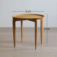 FRITZ HANSEN（フリッツ・ハンセン） / TRAY TABLE（トレイテーブル） / 折りたたみ式トレイテーブル / φ45cm / オーク