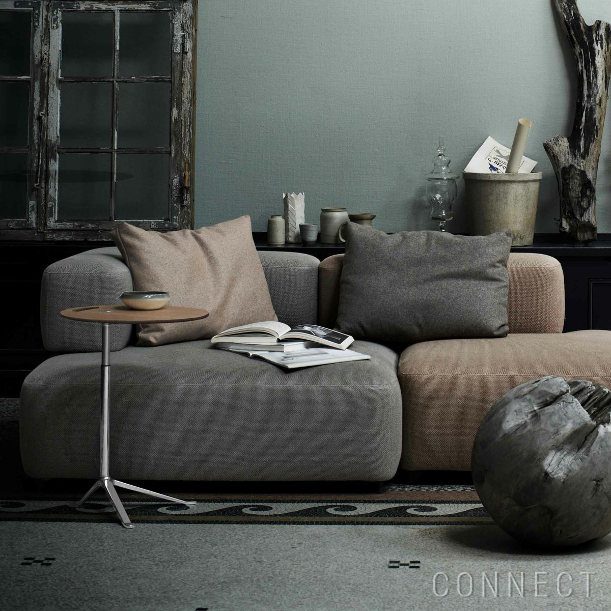 FRITZ HANSEN（フリッツ・ハンセン） / Little Friend（リトルフレンド） / KS11（丸天板・昇降式）/ オーク / ベース（ポリッシュ仕上げ） / サイドテーブル