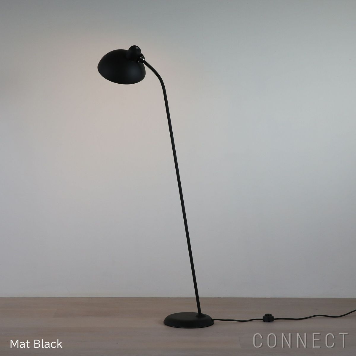 Fritz Hansen(フリッツ ハンセン)　KAISER IDELL(カイザー・イデル）　Super フロアランプ チルト機能付き マットブラック