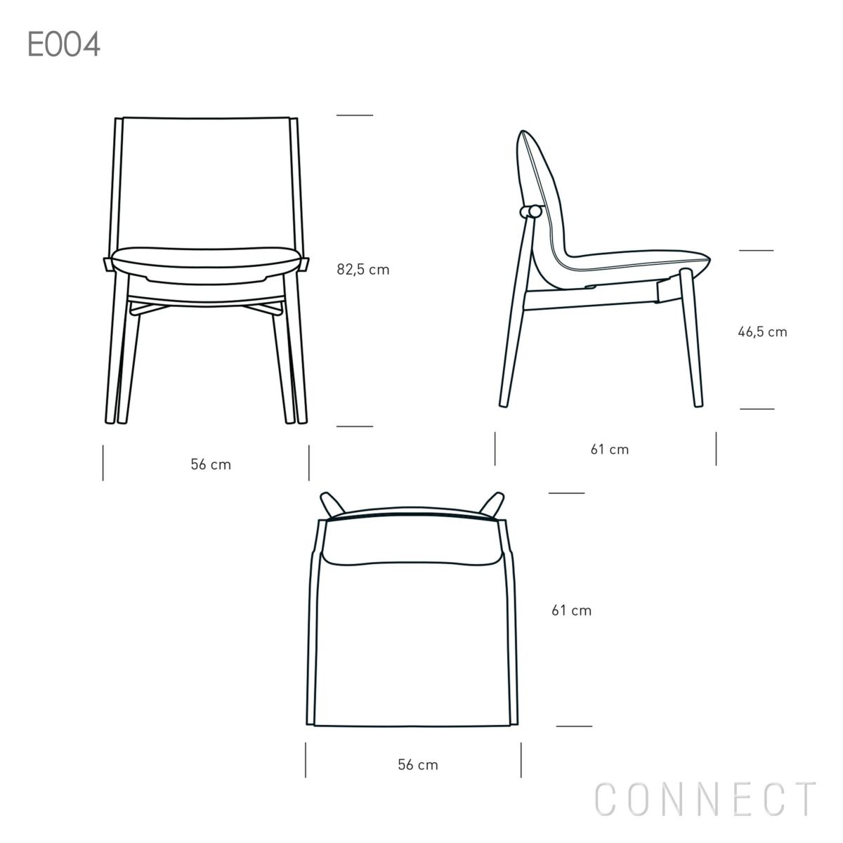 CARL HANSEN&SON （カールハンセン＆サン） E004 / EMBRACE CHAIR / オーク材・ブラック塗装 / THOR350