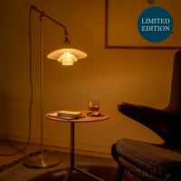 【数量限定】louis poulsen(ルイスポールセン)　 PH 3/2 ウォーターポンプ　真鍮アンバーガラス（琥珀色）フロアランプ