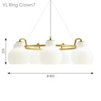 louis poulsen(ルイスポールセン) / VL Ring Crown 7（リングクラウン）ペンダントライト / 7灯