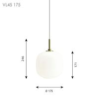 Louis Poulsen(ルイスポールセン) / VL 45 Radiohus pendant（ラジオハウス ペンダント） 175