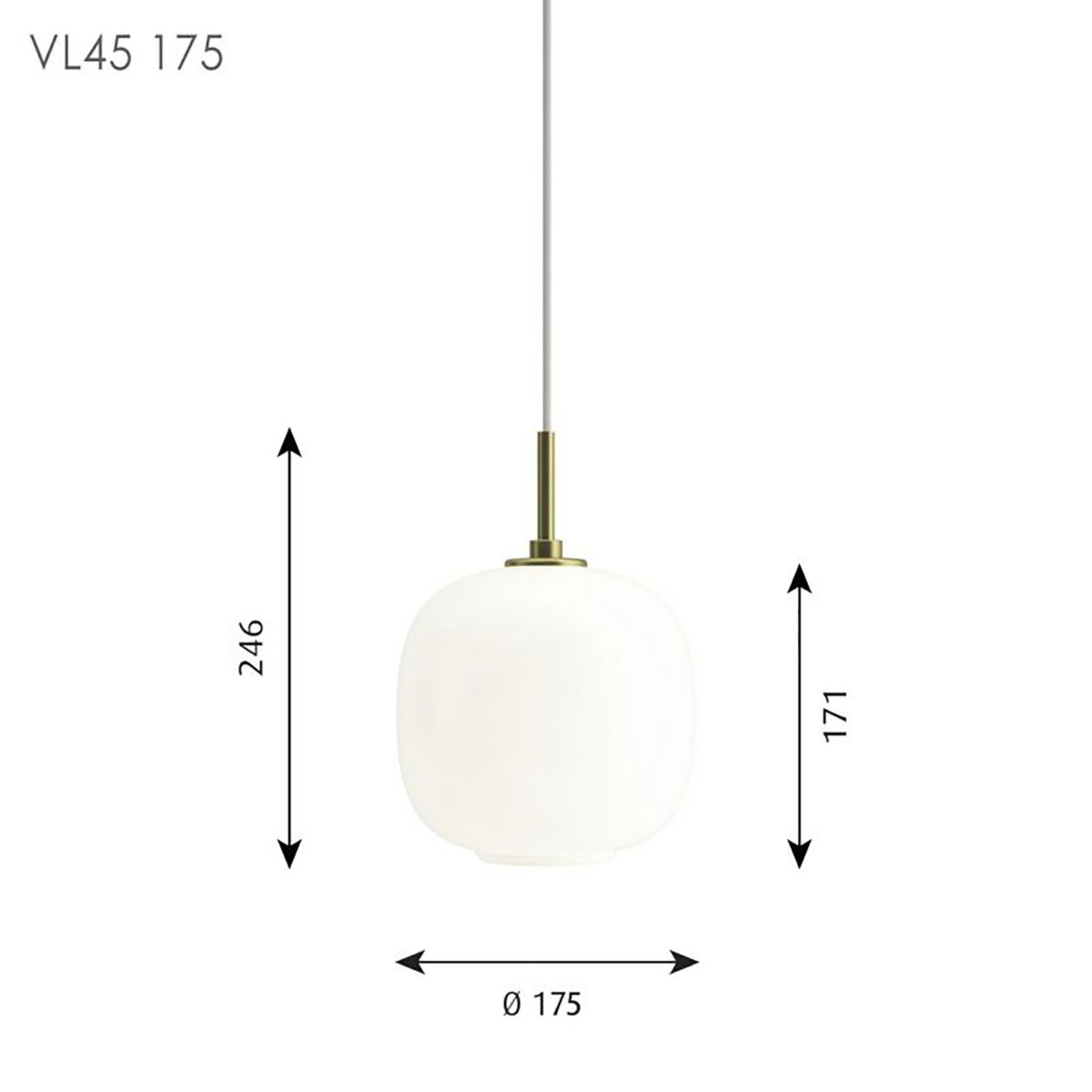 Louis Poulsen(ルイスポールセン) / VL 45 Radiohus pendant（ラジオハウス ペンダント） 175