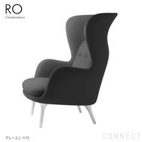 【期間限定フットスツールキャンペーン】Fritz Hansen(フリッツ ハンセン)　RO(ロオチェア)　ラウンジチェア　サテン仕上げアルミ製ベース　Christianshavn(クリスチャンハウン)