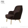 【期間限定フットスツールキャンペーン】Fritz Hansen(フリッツ ハンセン)　FRI(フリチェア)　ラウンジチェア　ウッドベース　Christianshavn(クリスチャンハウン)