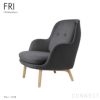 【期間限定フットスツールキャンペーン】Fritz Hansen(フリッツ ハンセン)　FRI(フリチェア)　ラウンジチェア　ウッドベース　Christianshavn(クリスチャンハウン)