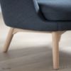 【期間限定フットスツールキャンペーン】Fritz Hansen(フリッツ ハンセン)　FRI(フリチェア)　ラウンジチェア　ウッドベース　Christianshavn(クリスチャンハウン)