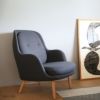 【期間限定フットスツールキャンペーン】Fritz Hansen(フリッツ ハンセン)　FRI(フリチェア)　ラウンジチェア　ウッドベース　Christianshavn(クリスチャンハウン)