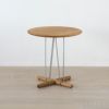 CARL HANSEN & SON （カール・ハンセン＆サン） E021 / EMBRACE LOUNGE TABLE / オーク材・オイル仕上げ・ステンレス脚 / φ48cm / コーヒーテーブル