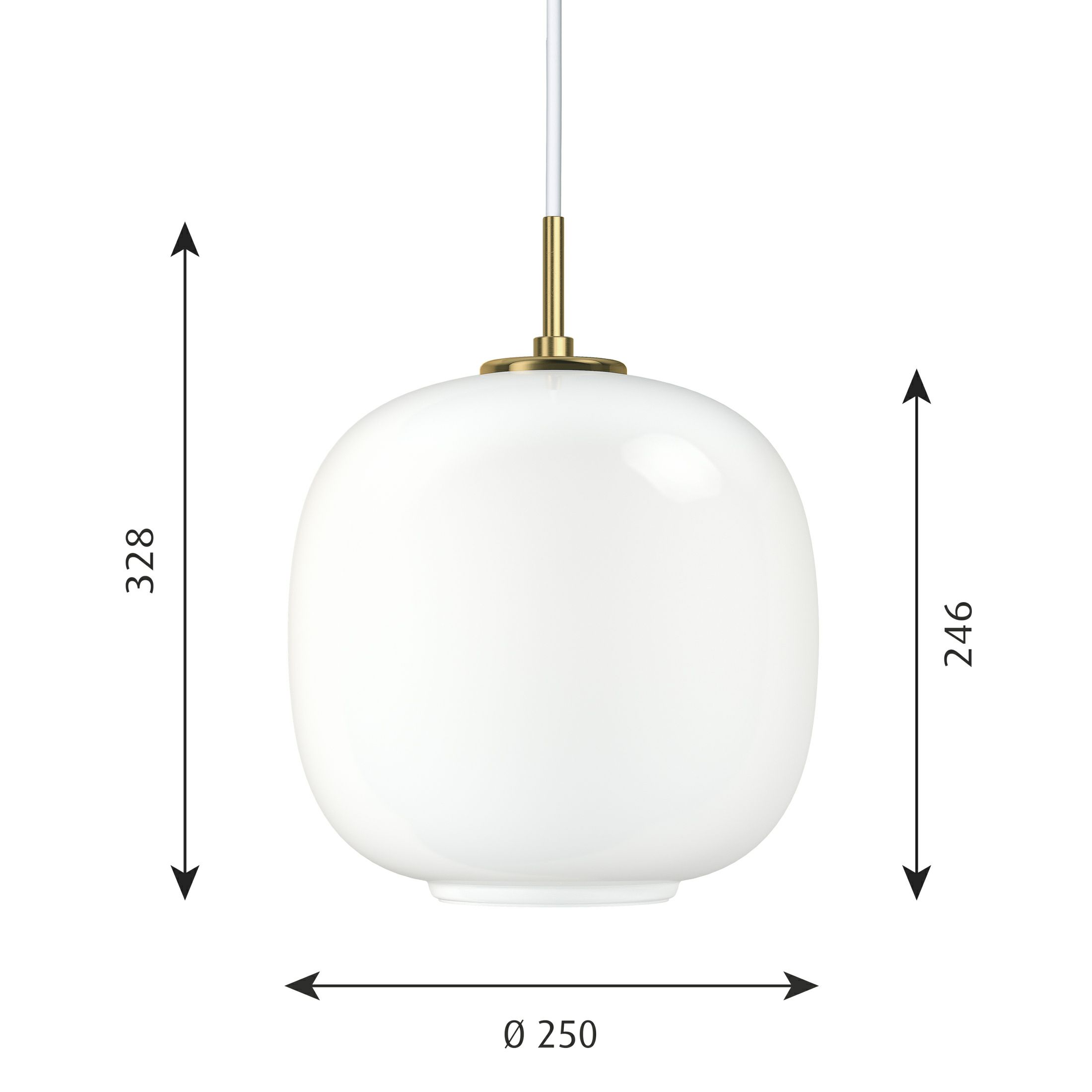 Louis Poulsen(ルイスポールセン) / VL 45 Radiohus pendant（ラジオハウス ペンダント） 250