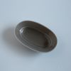 yumiko iihoshi porcelain （イイホシユミコ）/ Oval plate SS / オーバルプレート (mist beige)