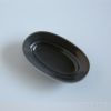 yumiko iihoshi porcelain （イイホシユミコ）/ Oval plate SS / オーバルプレート (moon gray)