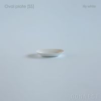 yumiko iihoshi porcelain （イイホシユミコ）/ Oval plate SS / オーバルプレート (lily white)