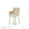 KARIMOKU NEW STANDARD（カリモク ニュースタンダード） / COLOUR WOOD ARMCHAIR（カラーウッドアームチェア)
