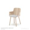 KARIMOKU NEW STANDARD（カリモク ニュースタンダード） / COLOUR WOOD ARMCHAIR（カラーウッドアームチェア)