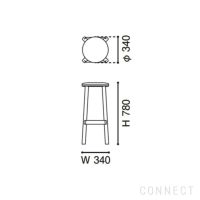 KARIMOKU NEW STANDARD（カリモク ニュースタンダード） / ARCHIVE BARSTOOL PAD High（アーカイブバースツールパッドハイ)